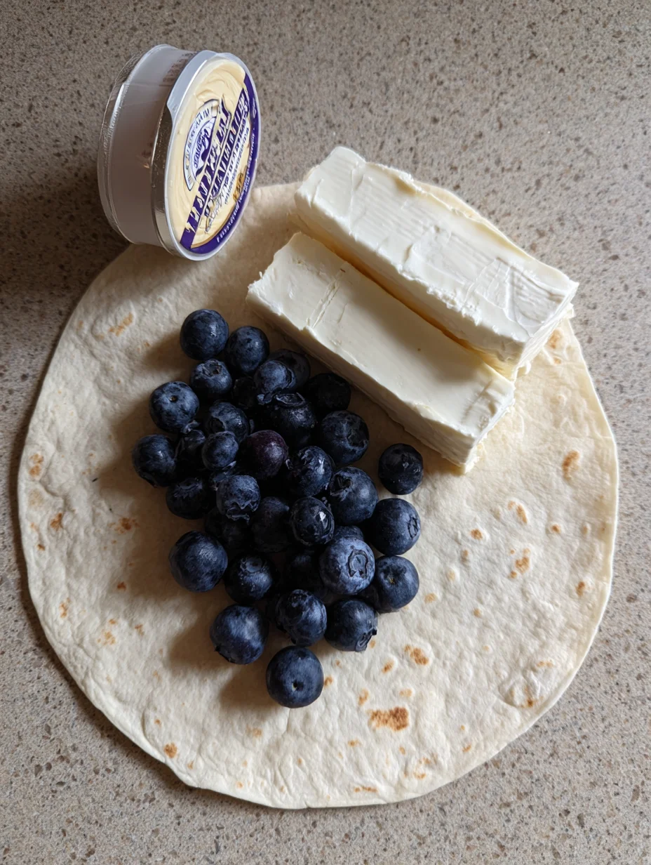 Blueberry Breakfast Quesadilla