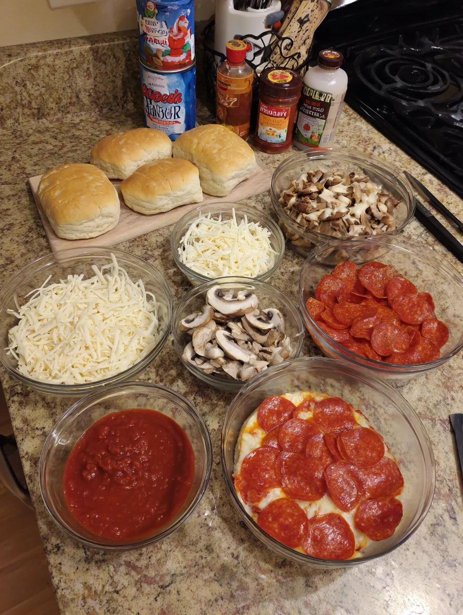 Bubble Up Biscuit Pizza Casserole