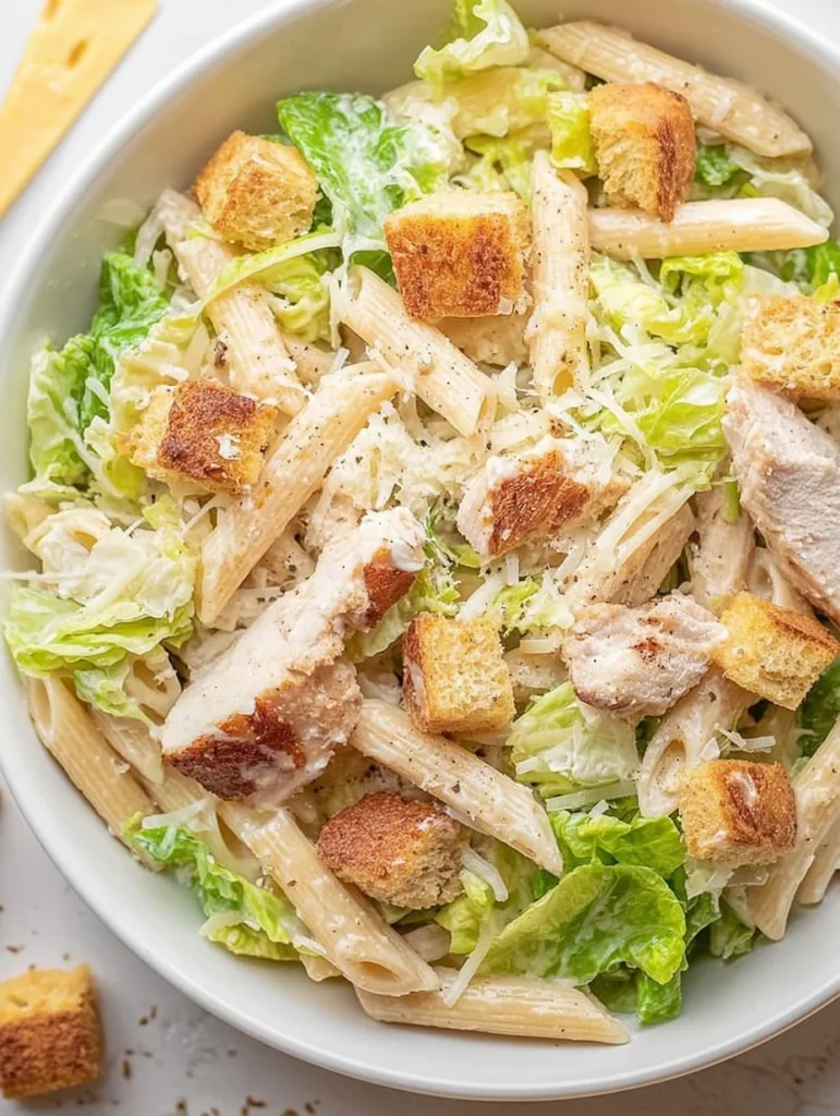 Chicken Caesar Pasta Salad