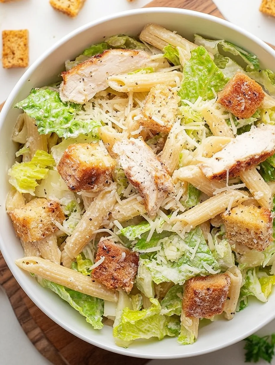 Chicken Caesar Pasta Salad