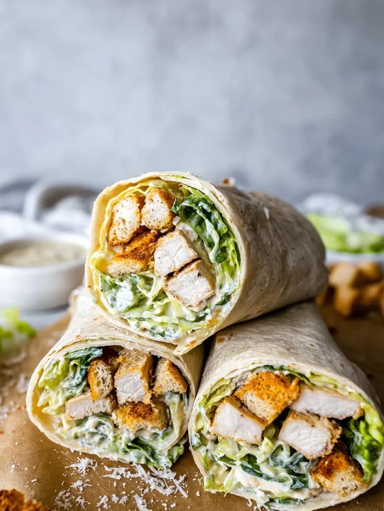 Chicken Caesar Wraps