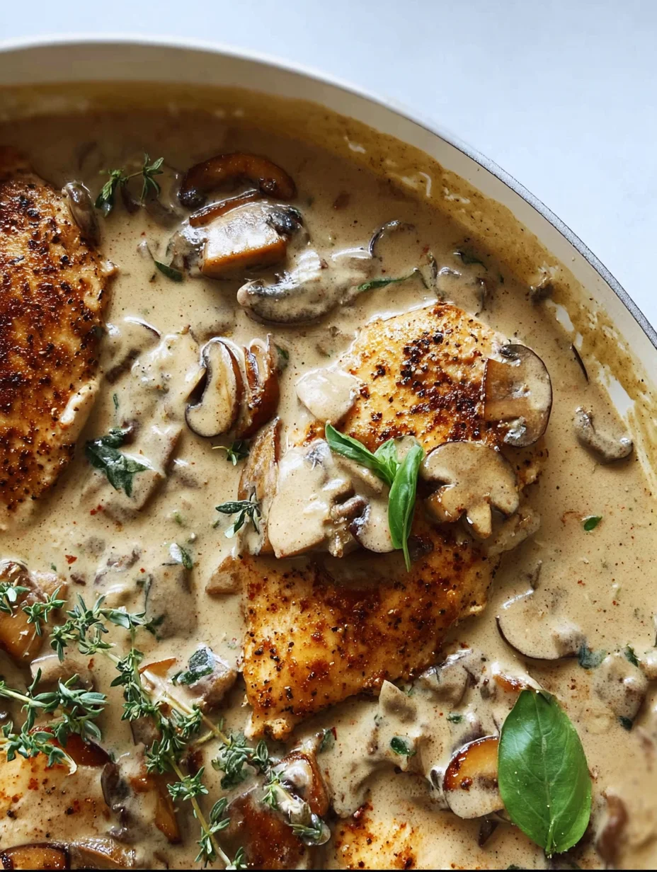 Creamy Mushroom Chicken