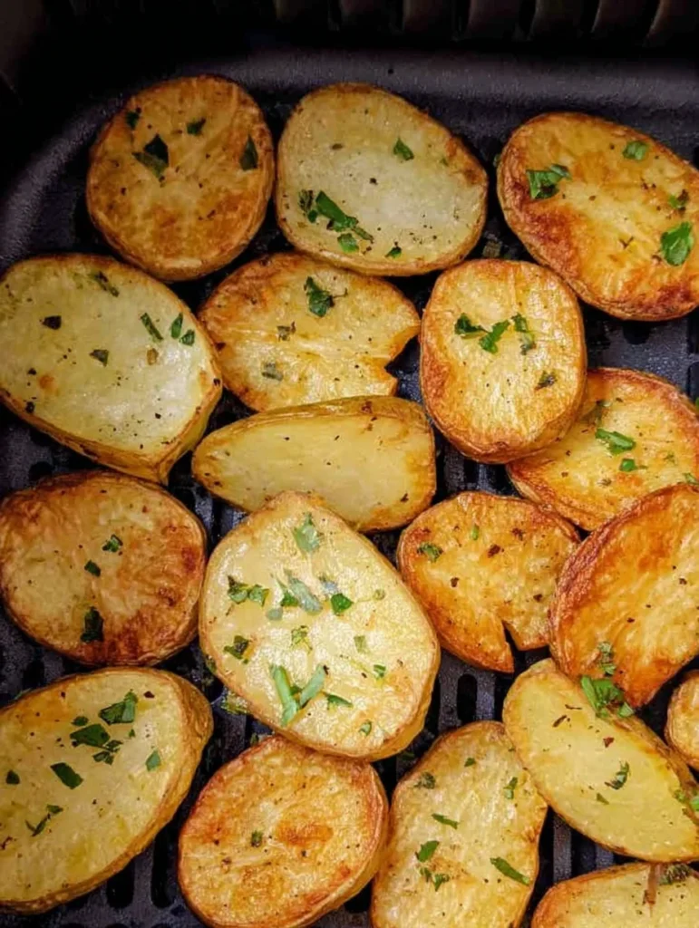 Crispy Air Fryer Sliced Potatoes
