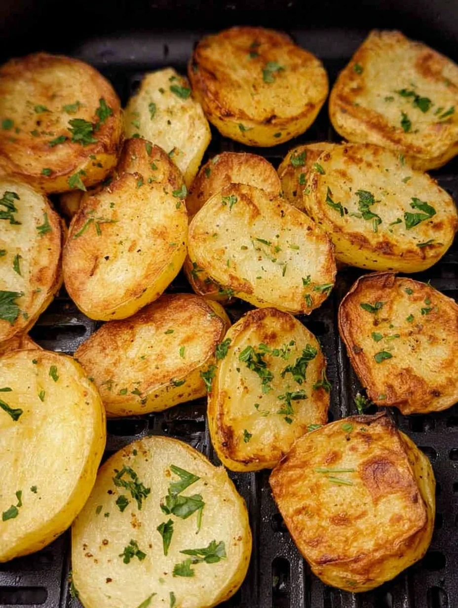 Crispy Air Fryer Sliced Potatoes
