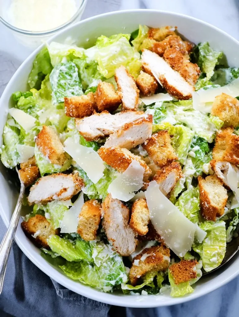 Crispy Chicken Caesar Salad