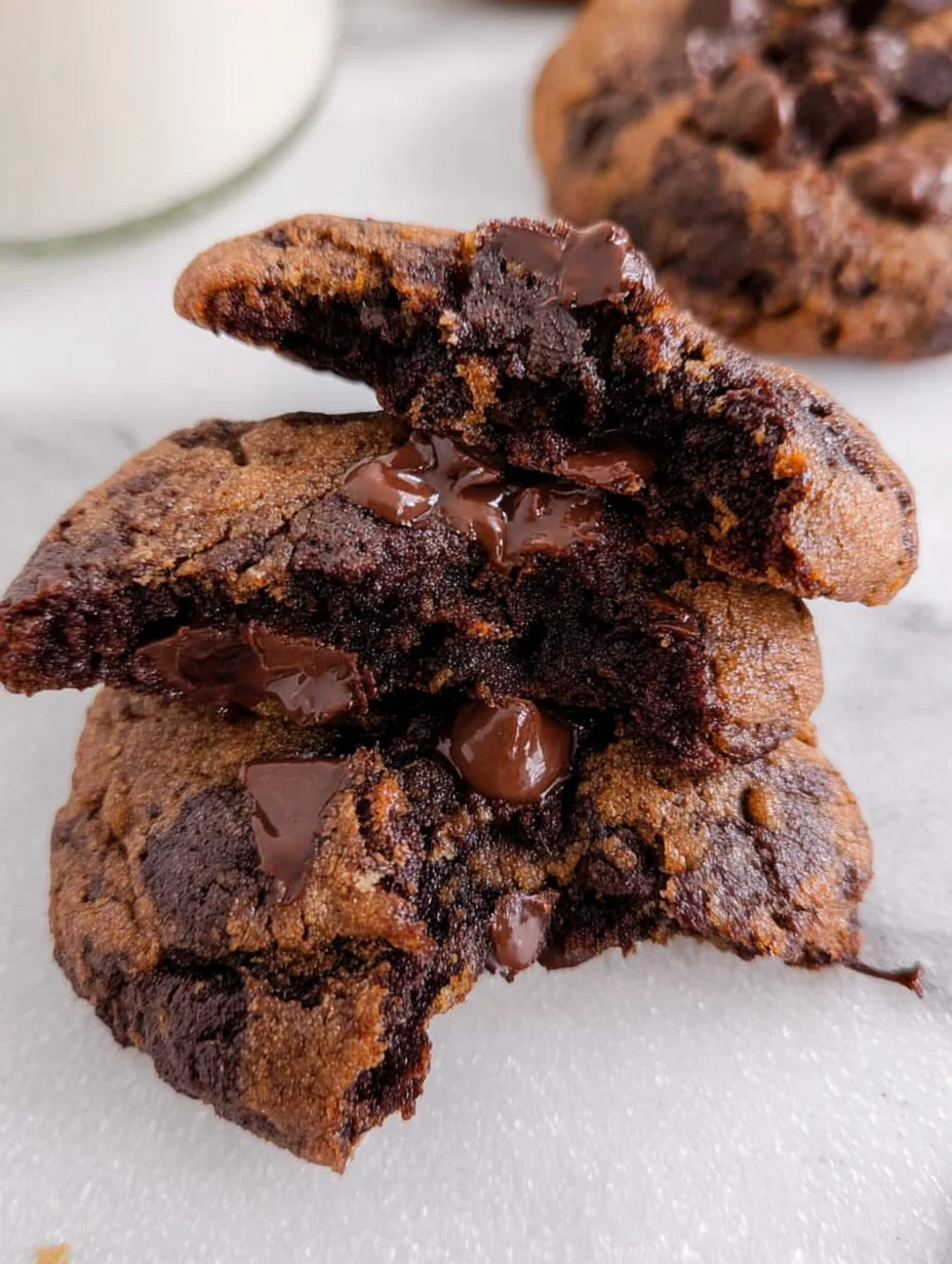 Crumbl Dark Dream cookies