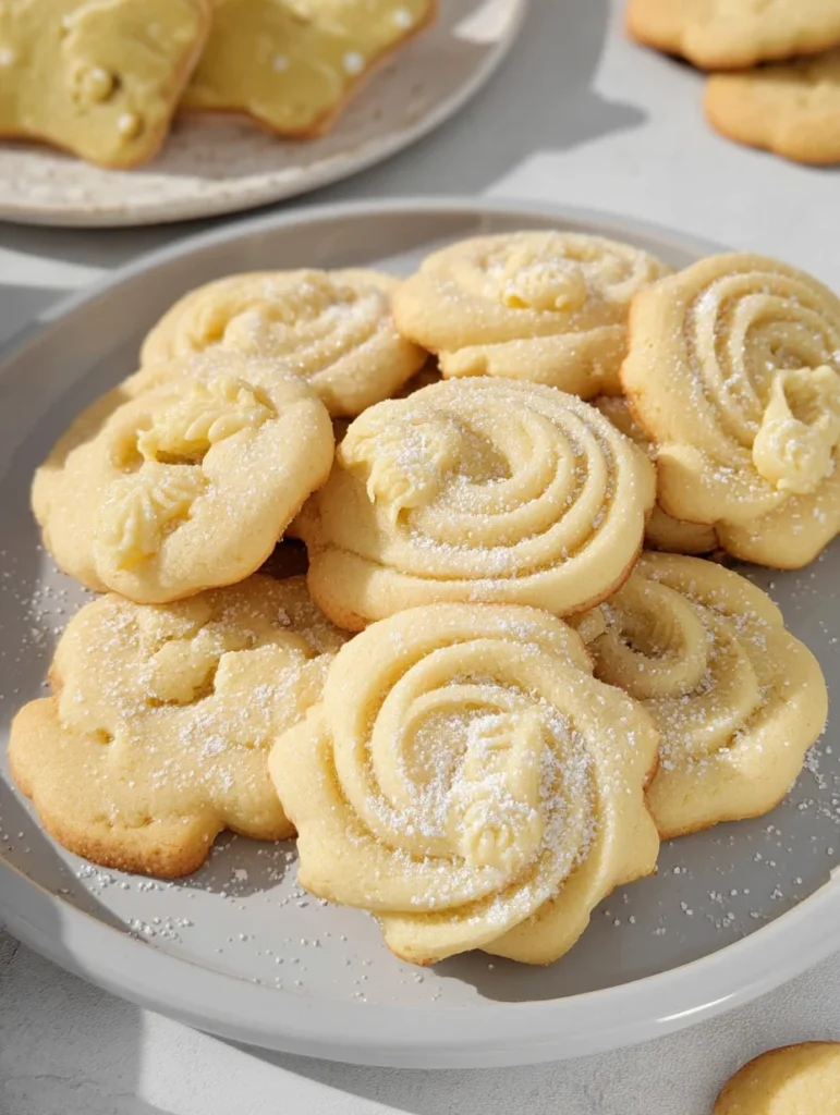 Danish Butter Cookies (Melt in your mouth)