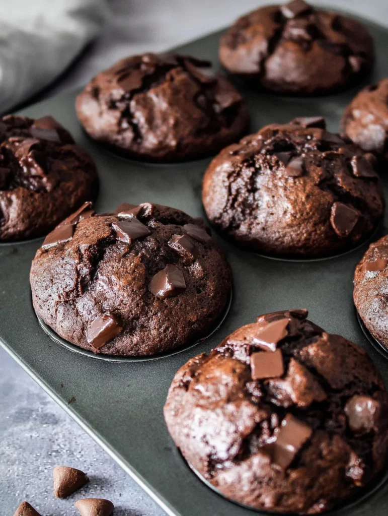 Double Chocolate Chip Muffins Recipe
