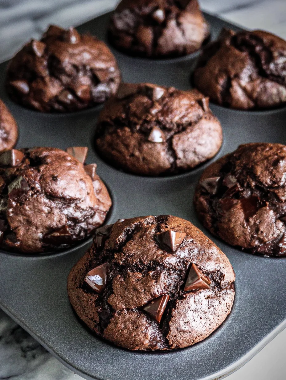 Double Chocolate Chip Muffins