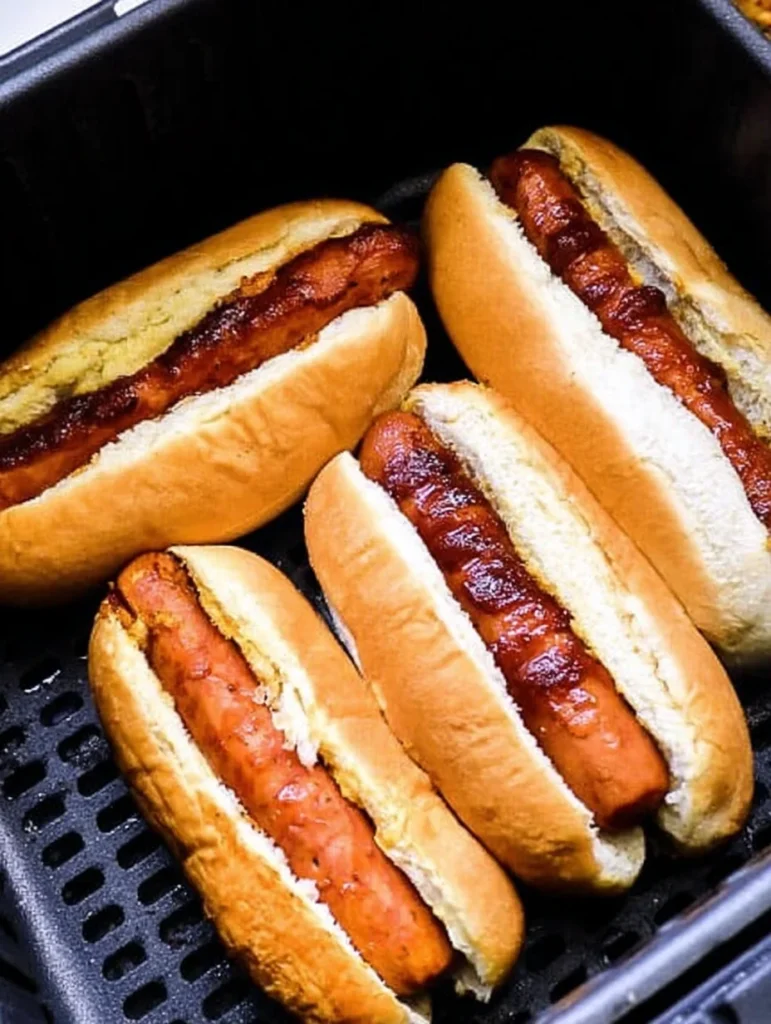 Easy Air Fryer Hot Dogs