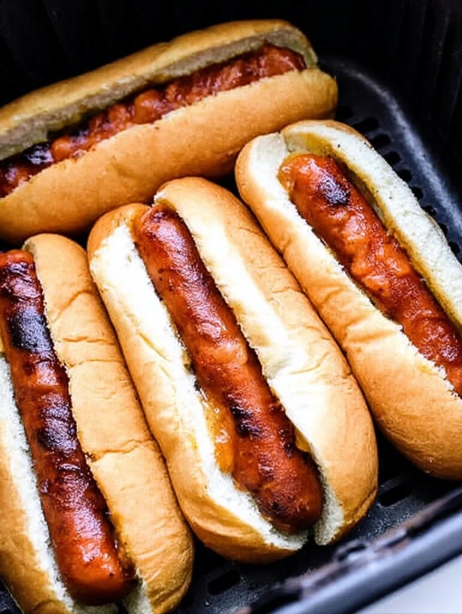 Easy Air Fryer Hot Dogs