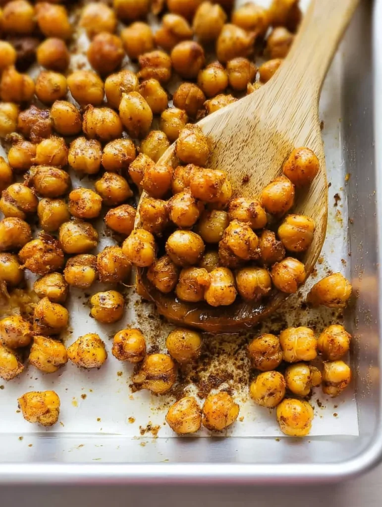 Easy Crispy Oven Roasted Chickpeas