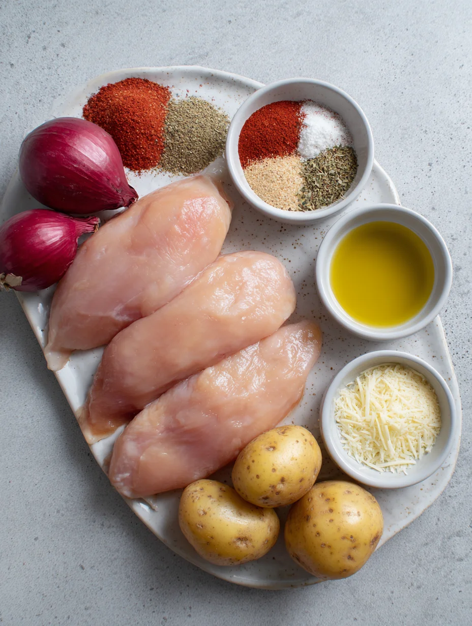 Garlic Parmesan Chicken and Potatoes
