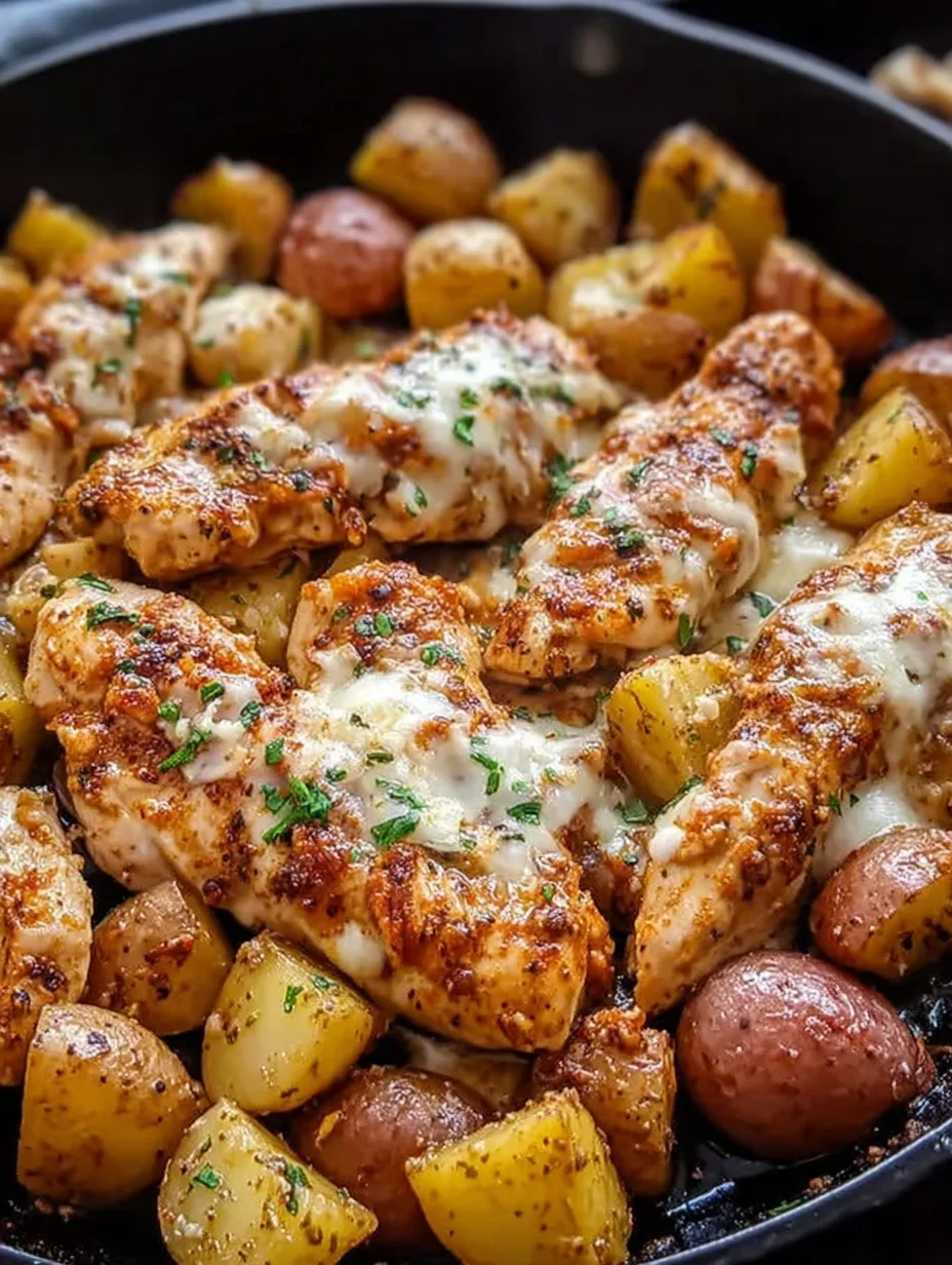 Garlic Parmesan Chicken and Potatoes