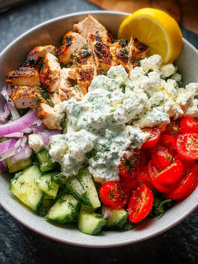 Greek Chicken Bowls
