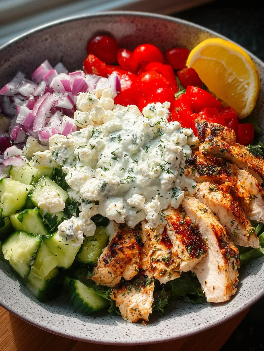 Greek Chicken Bowls