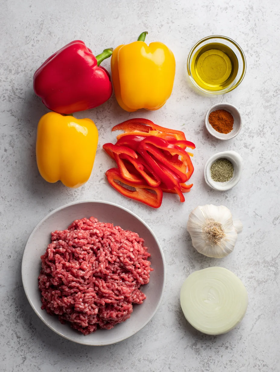 Ground Turkey and Peppers