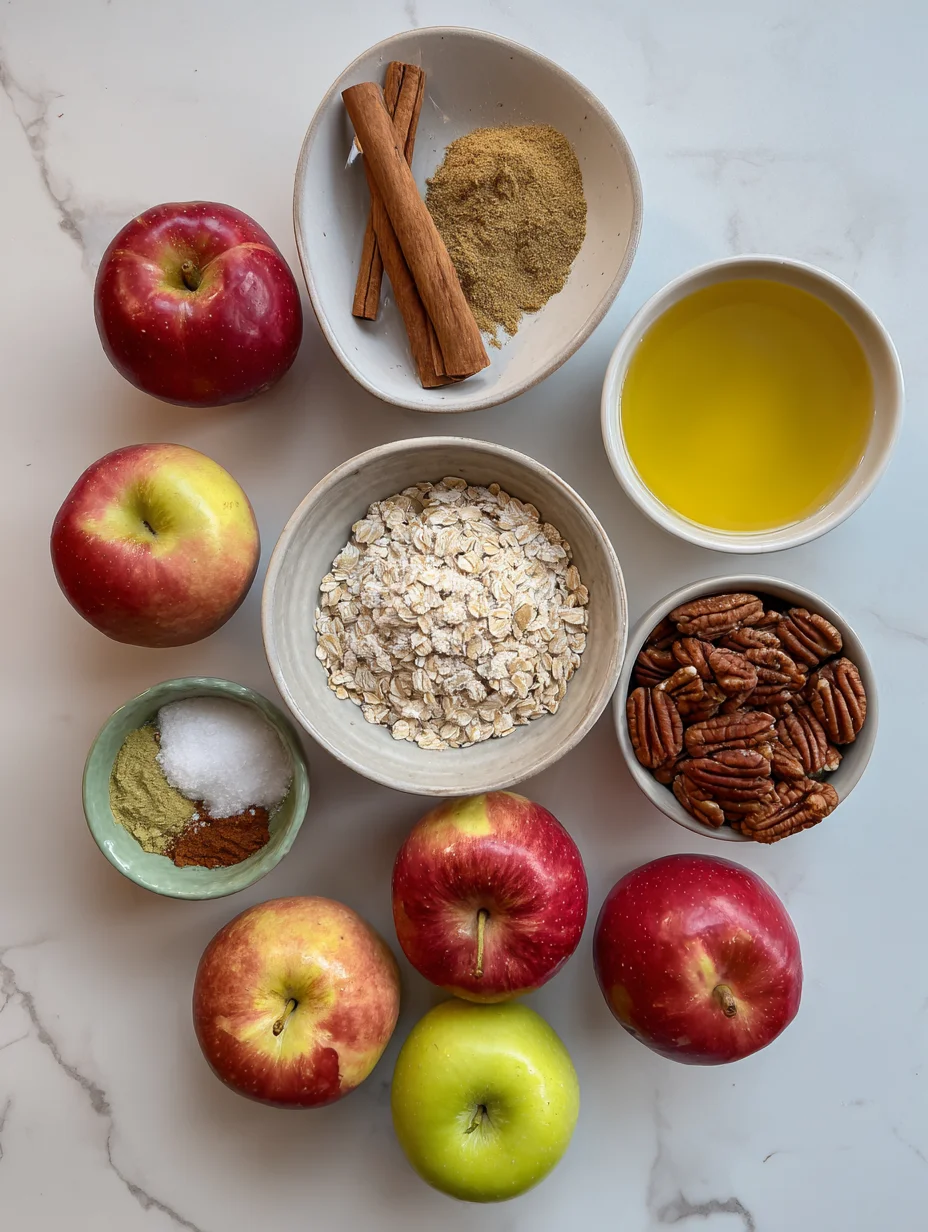 Healthy Breakfast Apple Crumble