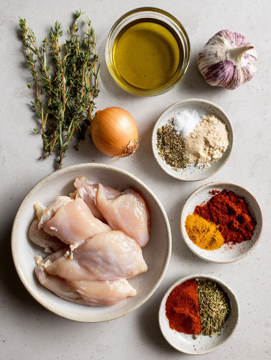 Healthy Chicken and Vegetables Skillet
