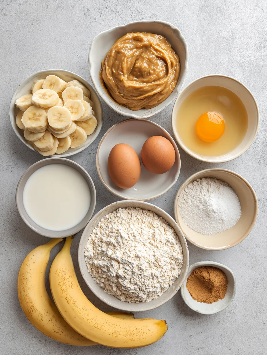Healthy Peanut Butter Banana Muffins