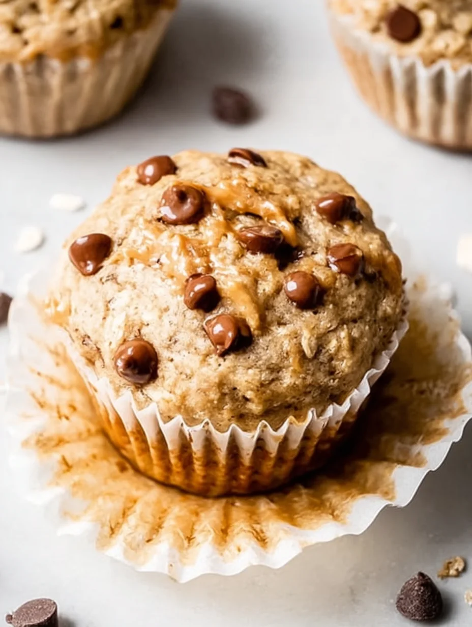 Healthy Peanut Butter Banana Muffins