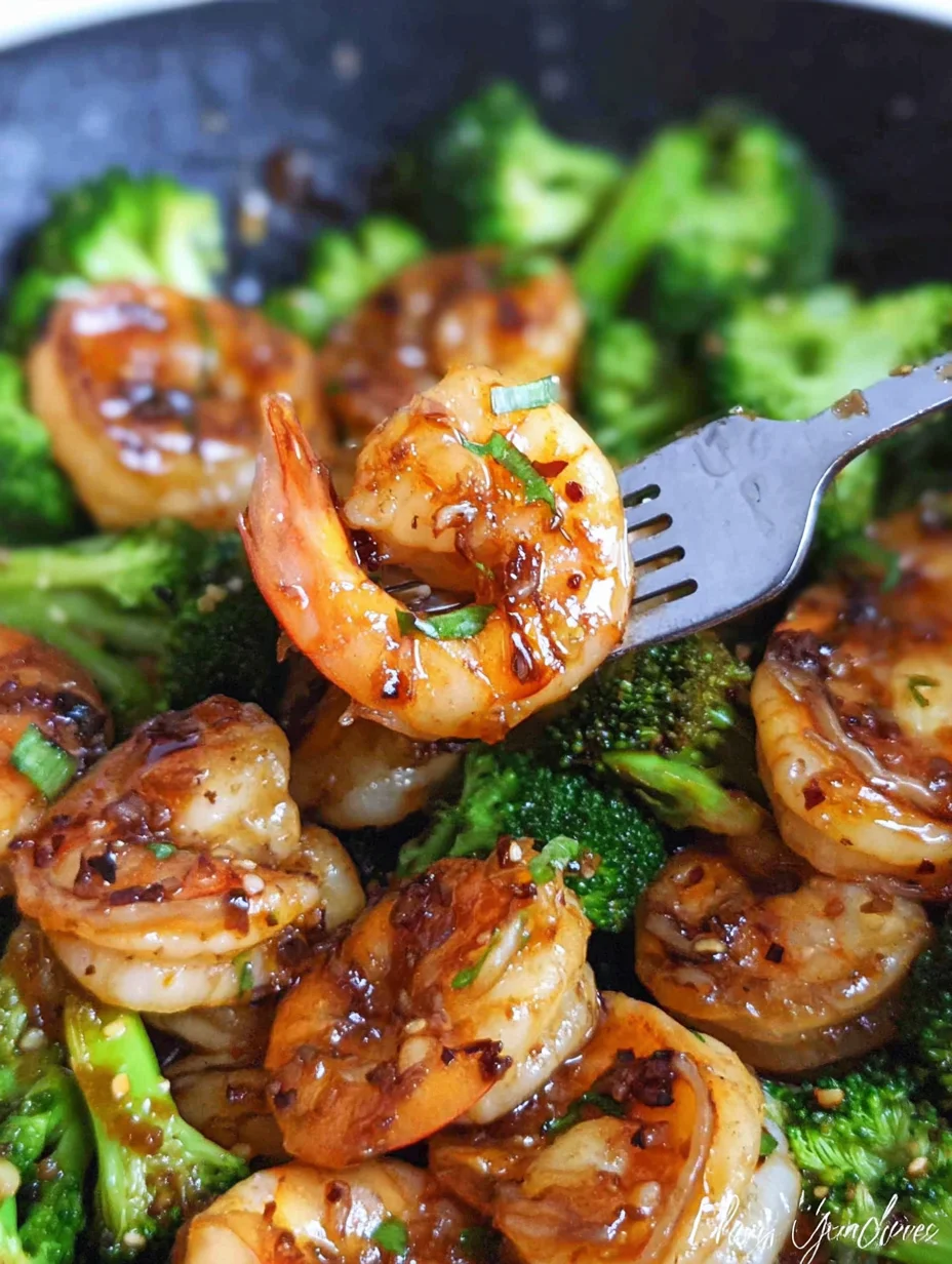 Honey Garlic Butter Shrimp and Broccoli