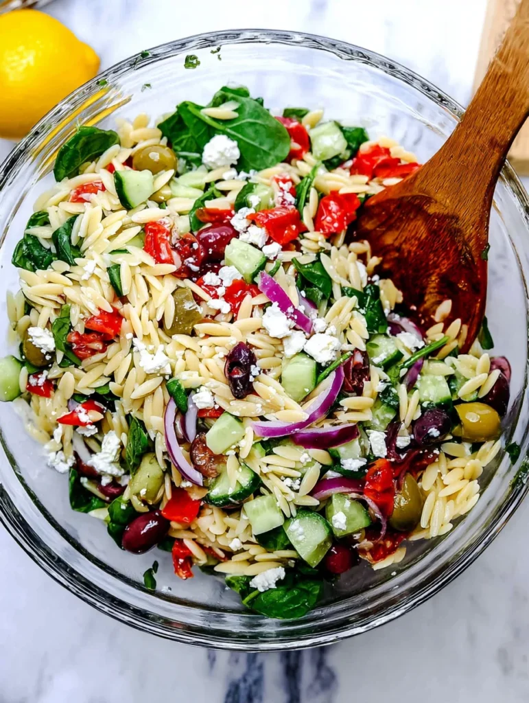Mediterranean Orzo Salad Recipe