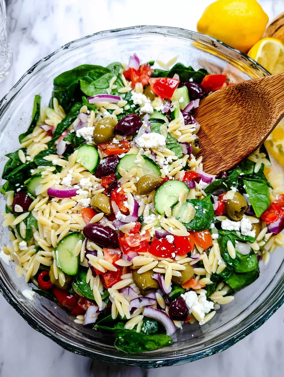 Mediterranean Orzo Salad