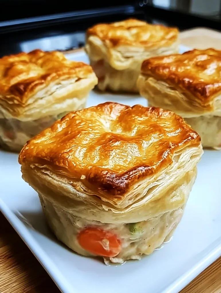 Mini chicken pot pies
