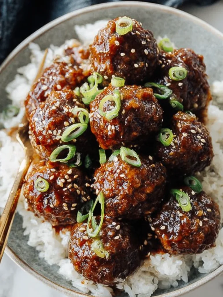 Mongolian Meatballs