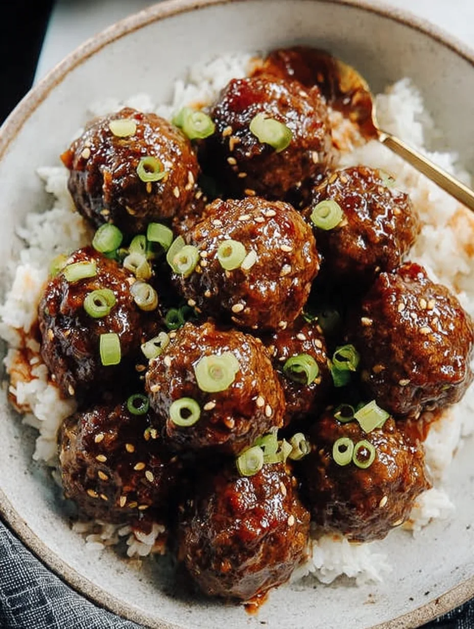 Mongolian Meatballs