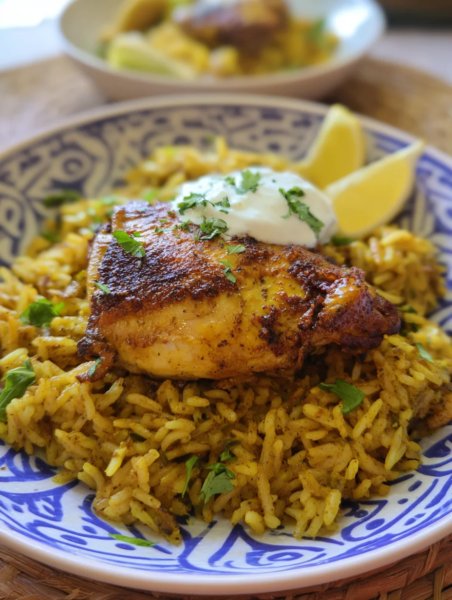 Moroccan Chicken & Rice