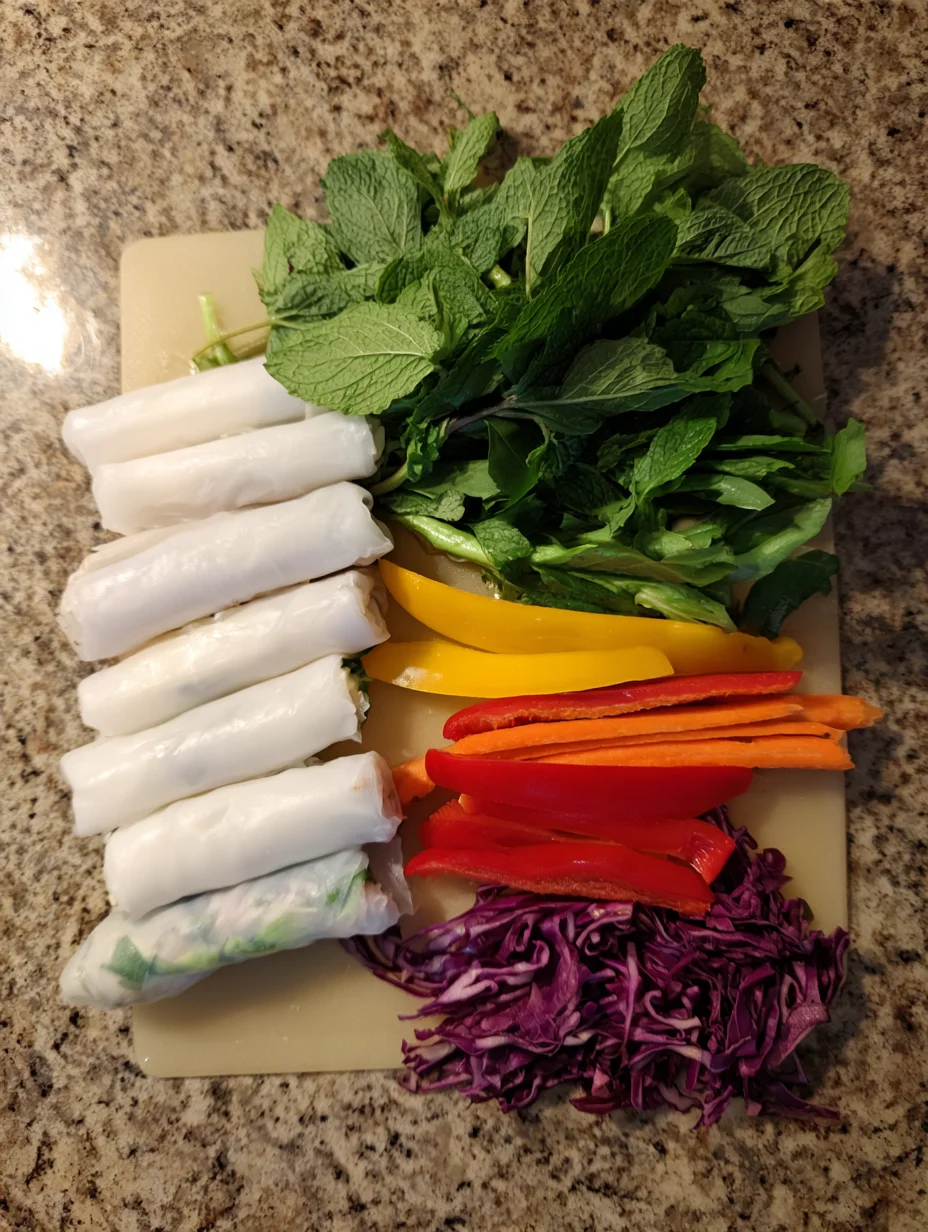 Rainbow Spring Rolls
