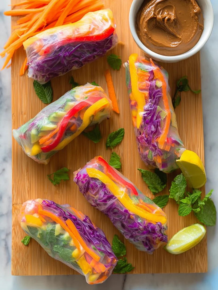 Rainbow Spring Rolls