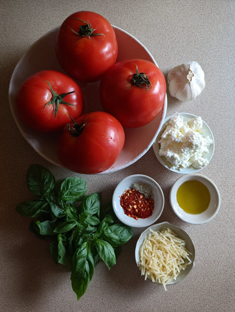 Roasted Tomato and Garlic Ricotta Pasta