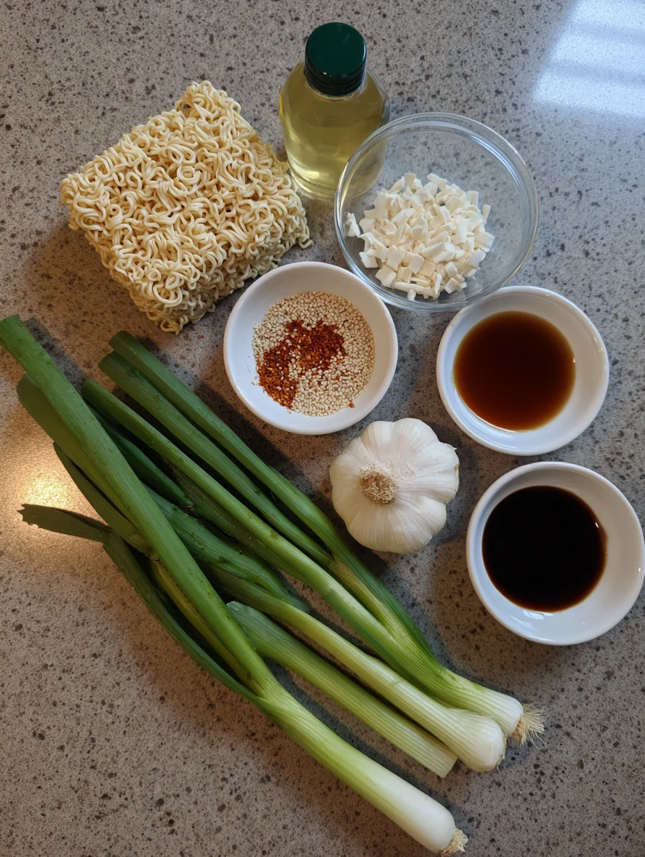 Sesame Garlic Ramen Noodles