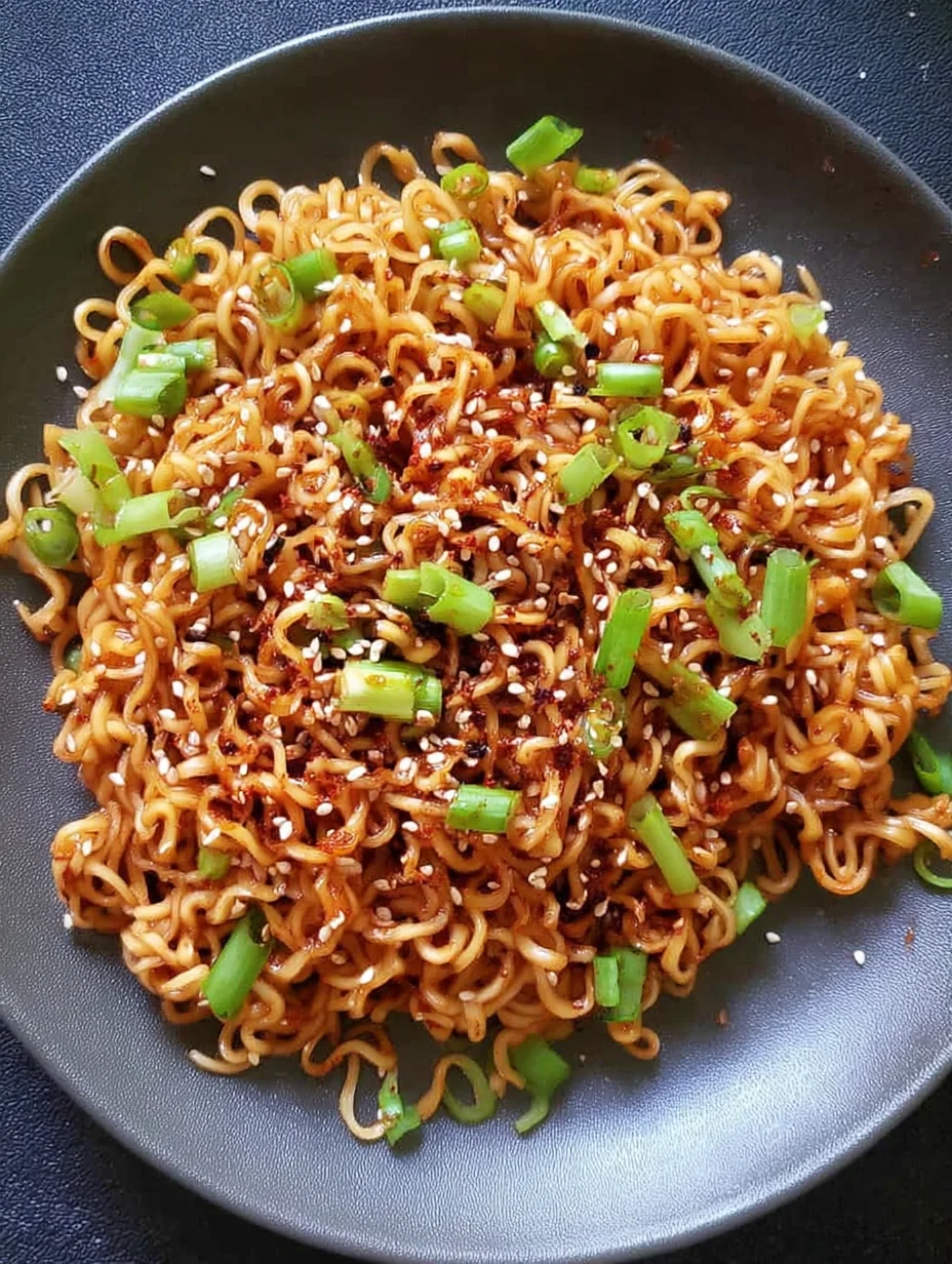 Sesame Garlic Ramen Noodles