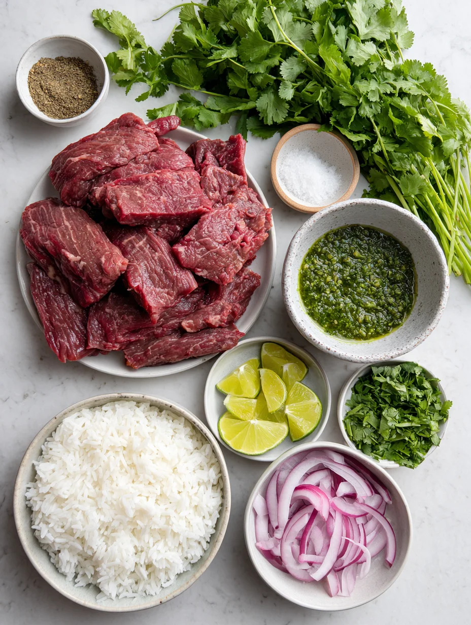 Skirt Steak Rice Bowls