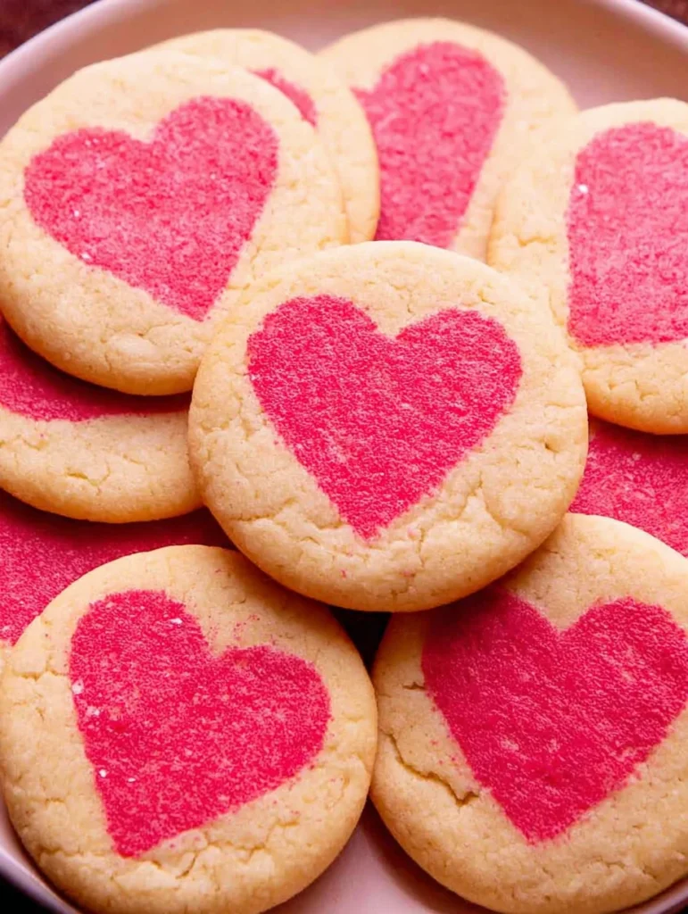 Slice and Bake Valentine's Day Cookies