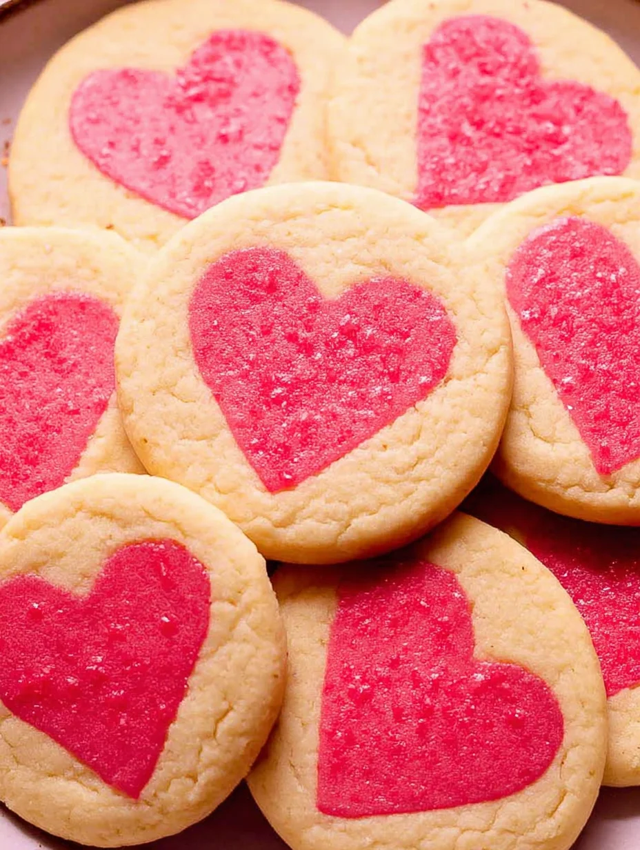 Slice and Bake Valentine's Day Cookies
