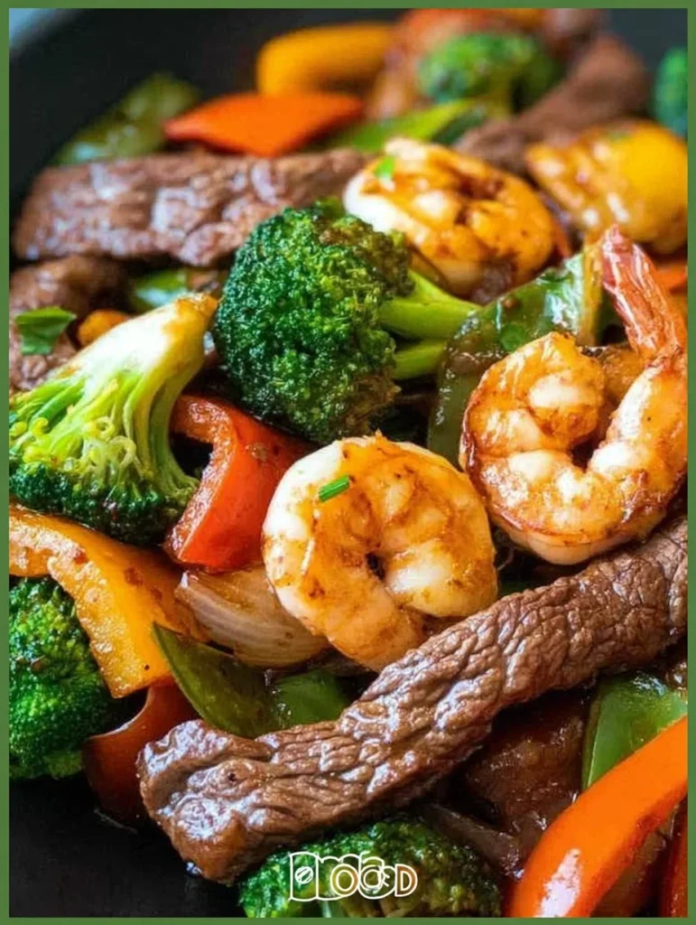 STEAK AND SHRIMP STIR FRY