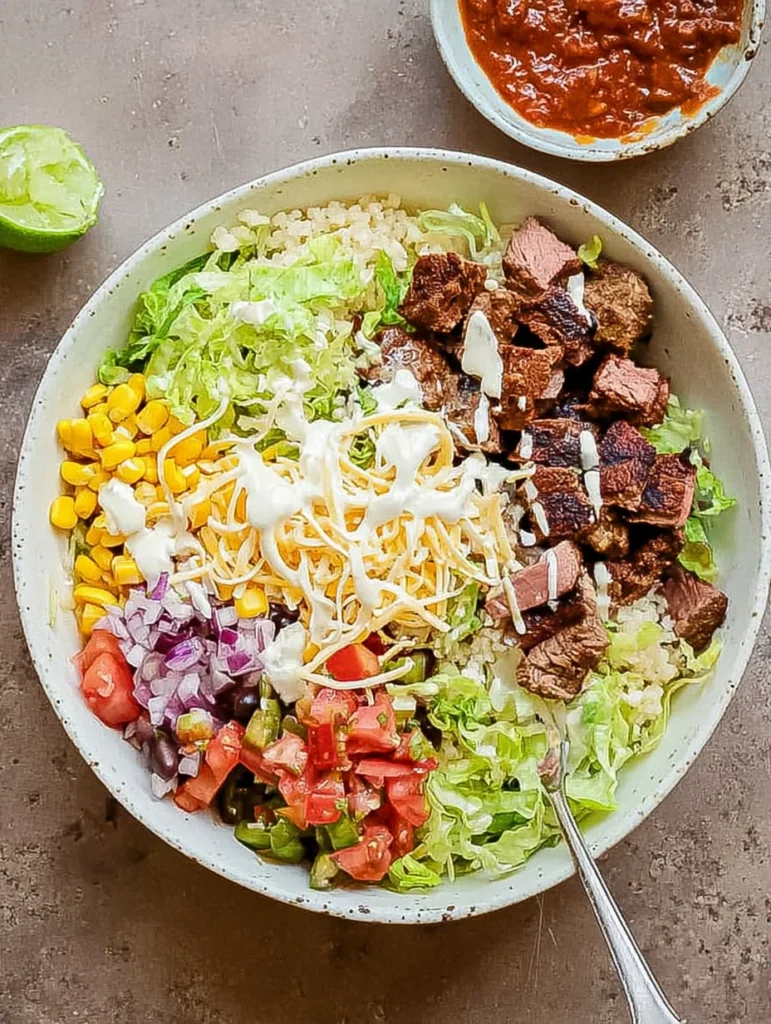 Steak Burrito Bowls (Chipotle Copycat)