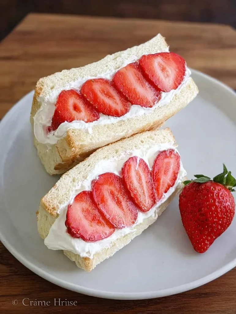 4-ingredient Strawberry Sando