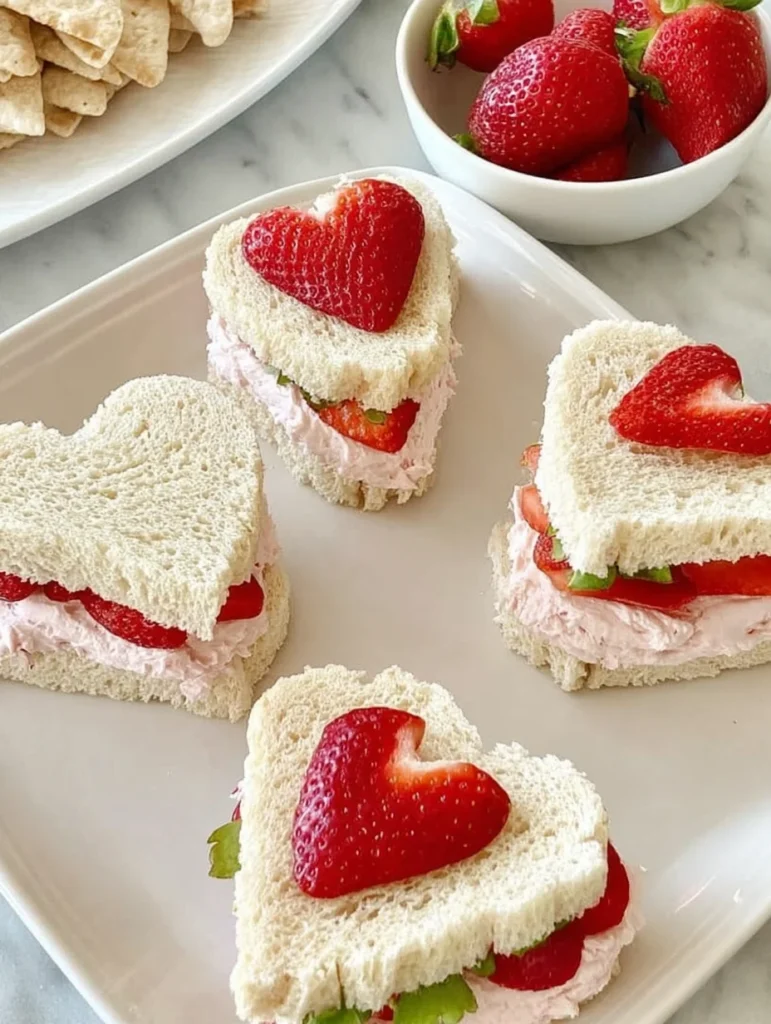 Strawberry Tea Sandwiches
