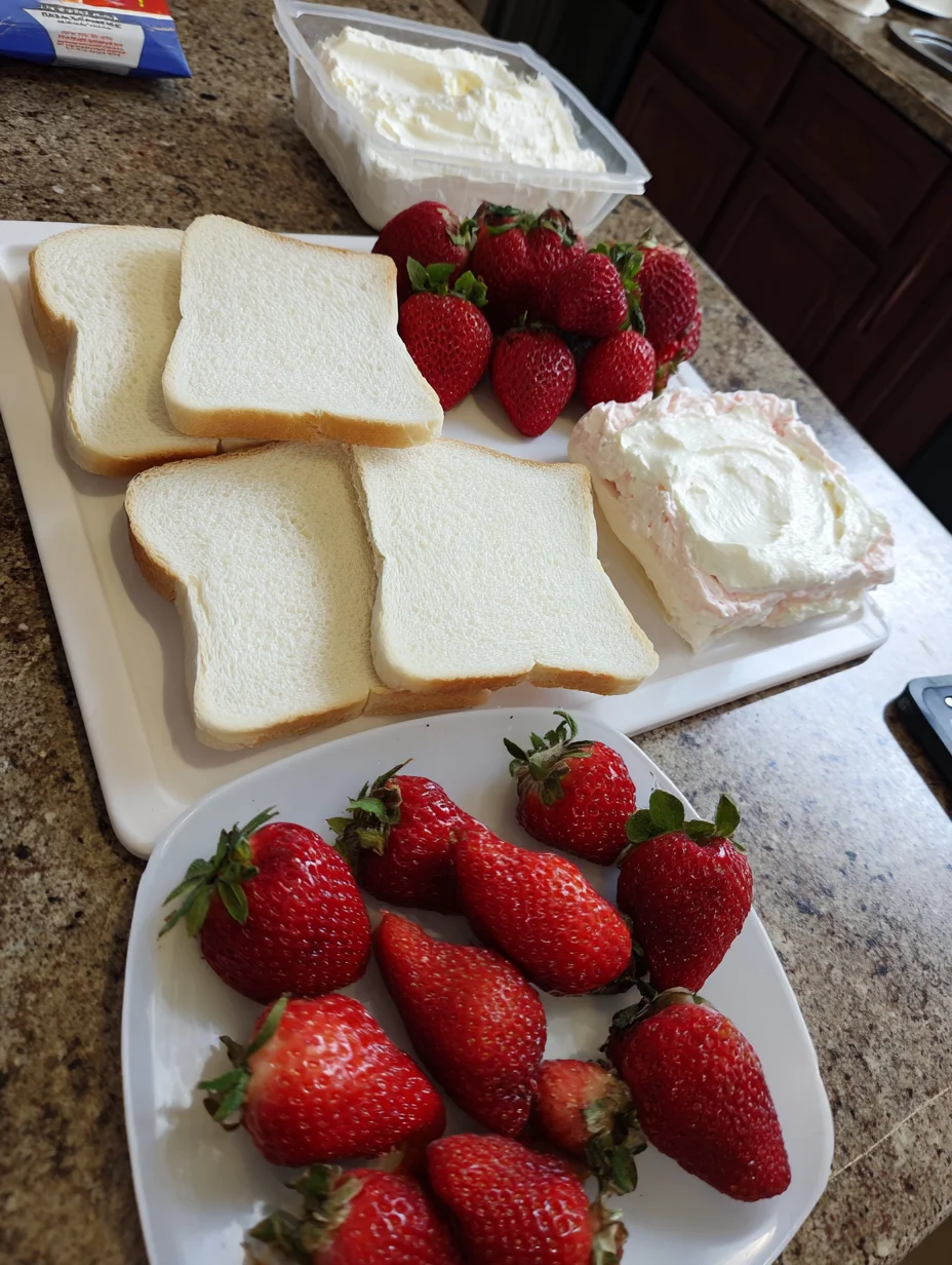 Strawberry Tea Sandwiches