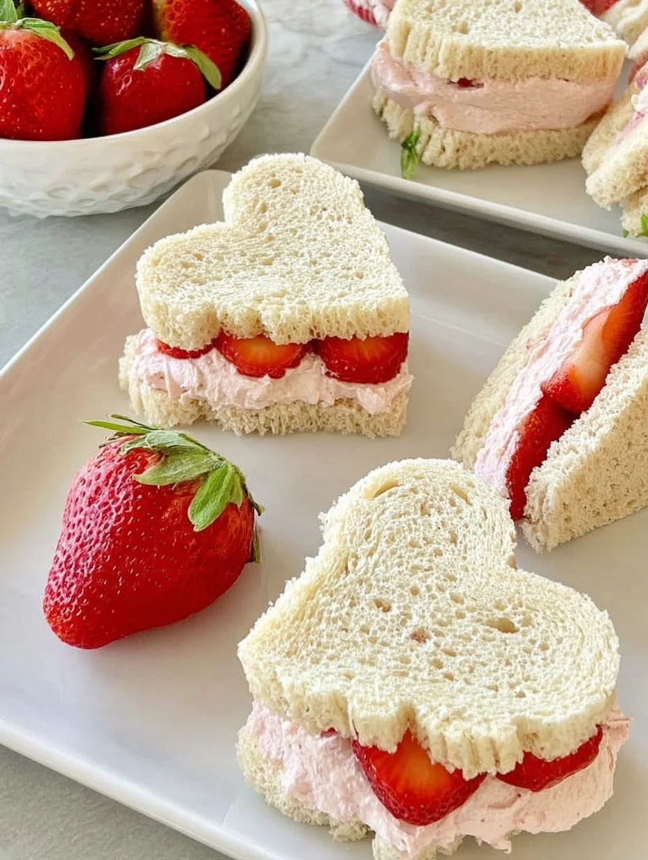Strawberry Tea Sandwiches