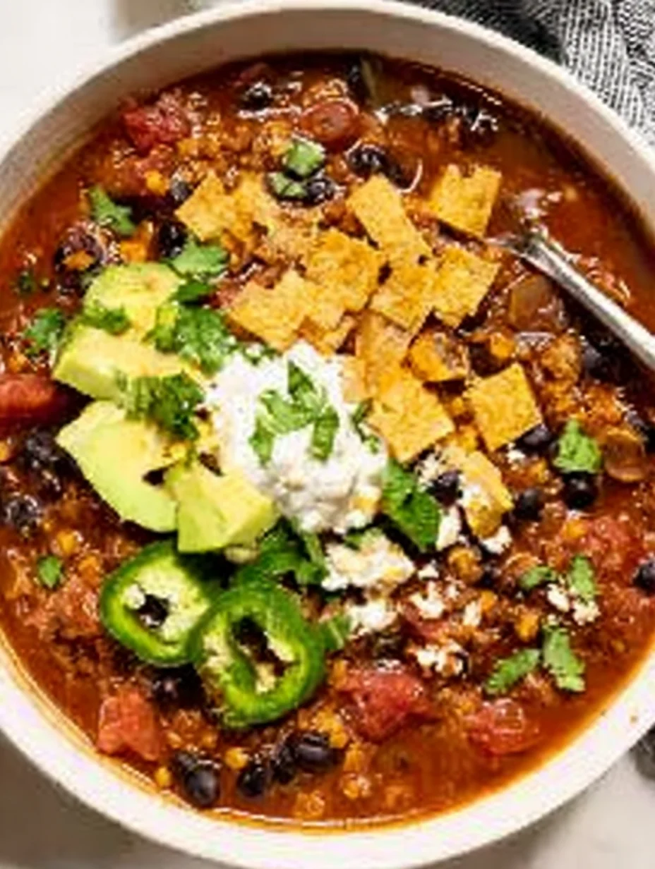 Vegan Black Bean Chili