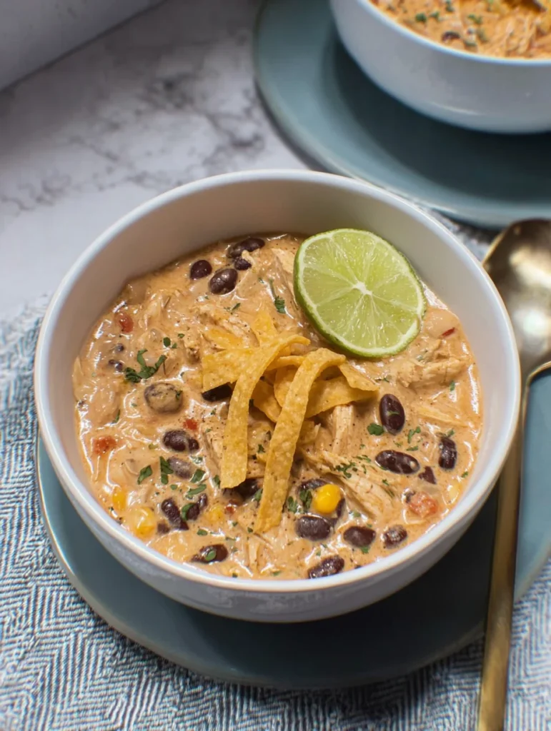 White Chicken Chili Recipe with Cream Cheese