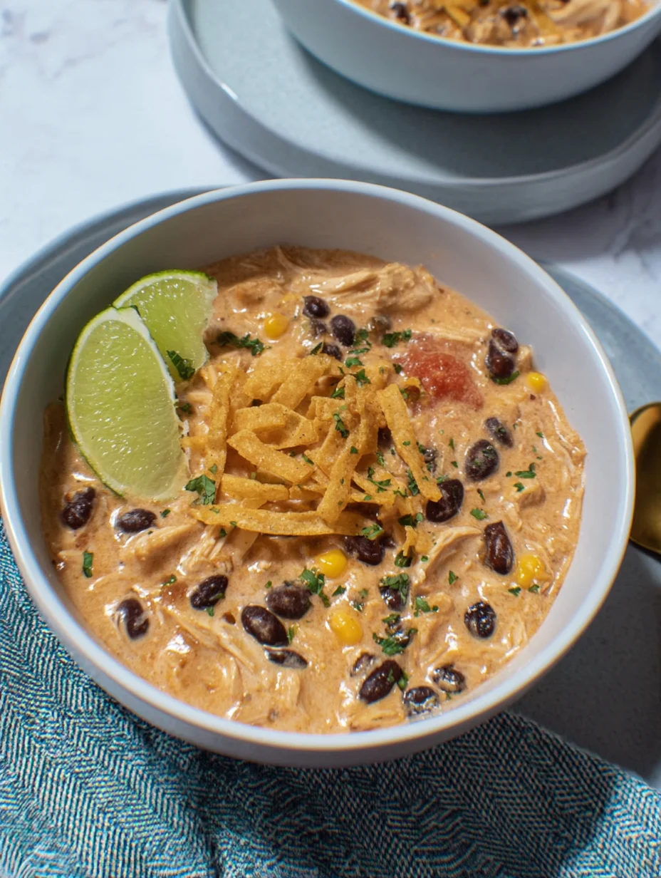 White Chicken Chili with Cream Cheese