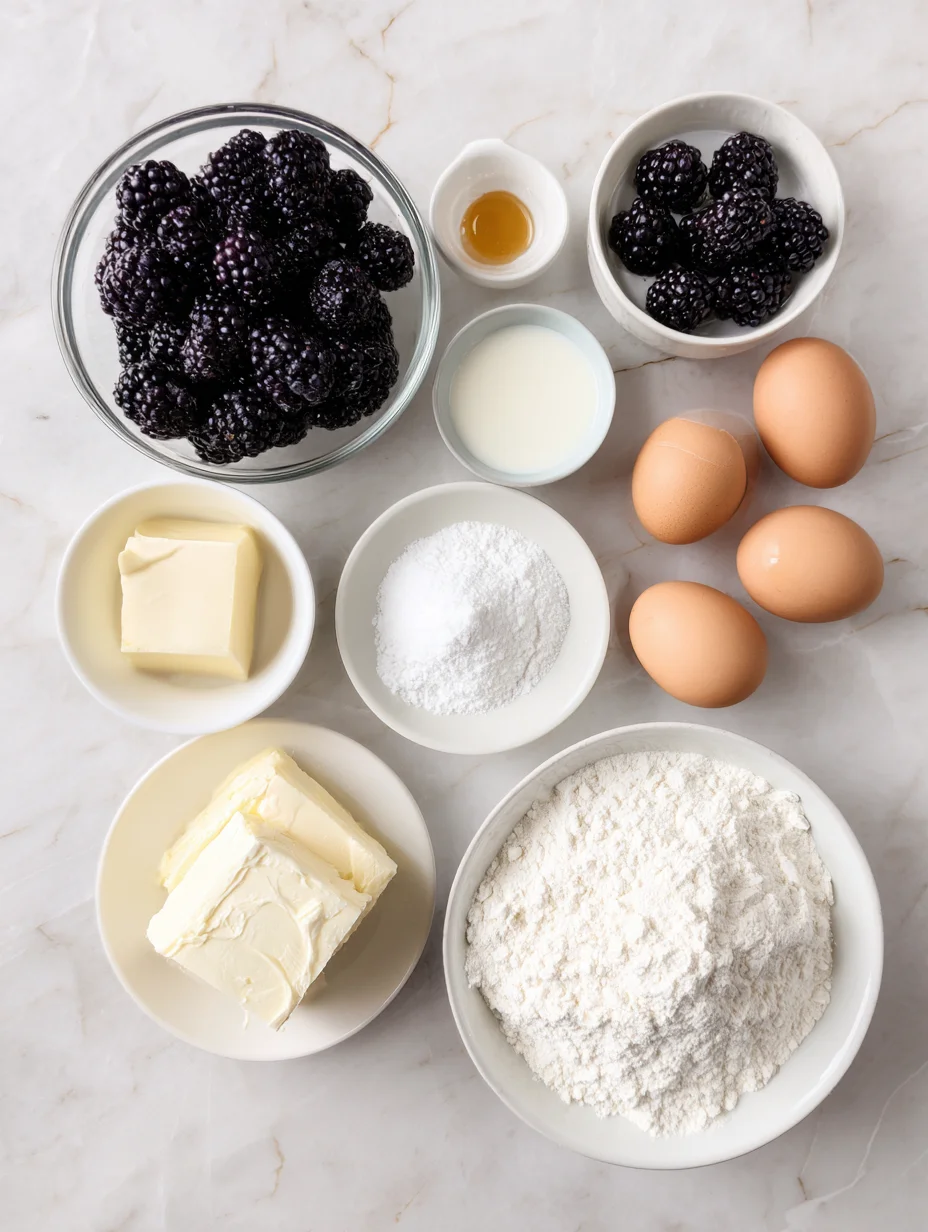 Blackberry Velvet Cake